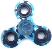 Fidget Spinner camouflage blauw army