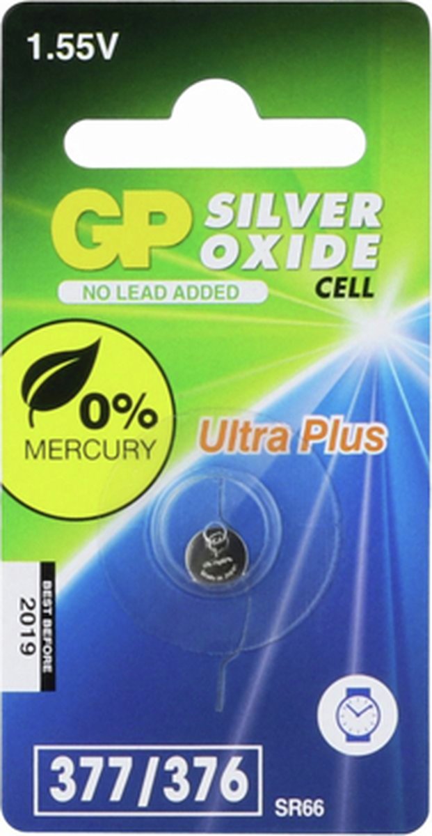 GP Batteries - GP Batteries Gp Knoopcel Zilver D377/sr66