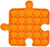 Pop It Puzzelstukje Fidget Toy Oranje