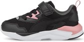 PUMA X-Ray Lite AC PS Unisex Sneakers - Puma Black-Puma Black-Peony-Puma Silver-Dark Shadow - Maat 32