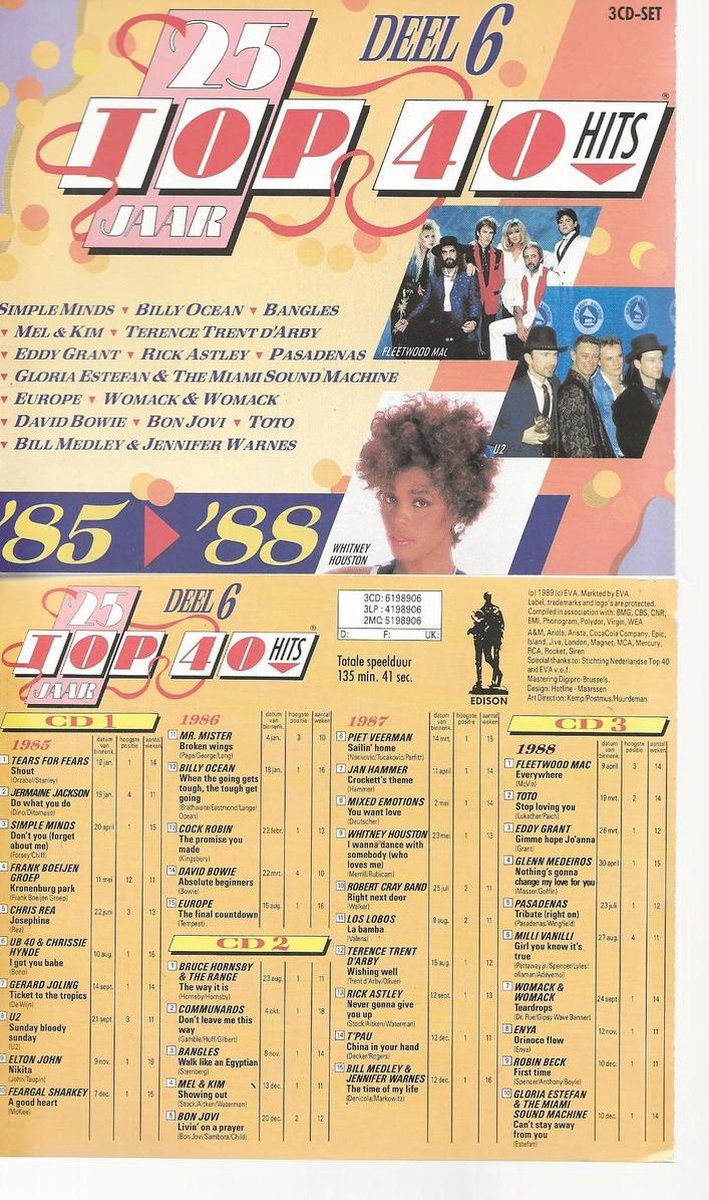 25 JAAR TOP 40 deel 6 '85-'89