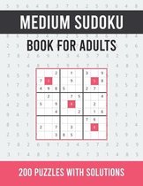 Medium Sudoku Book For Adults