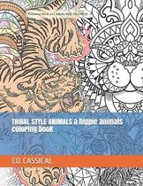 TRIBAL STYLE ANIMALS a hippie animals coloring book