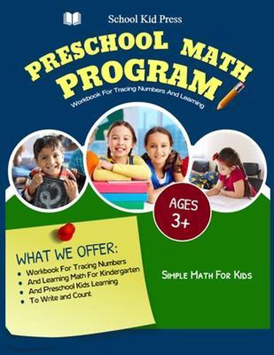 Preschool Math Program Workbook For Tracing Numbers and Learning Ages 3