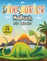 Dinosaurier-Malbuch für Kinder von 4-8 Jahren
