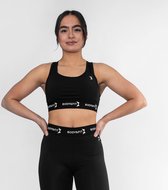 Body & Fit Essential Support Sport BH – Medium Support Sport BH Dames – Maat: L - Zwart