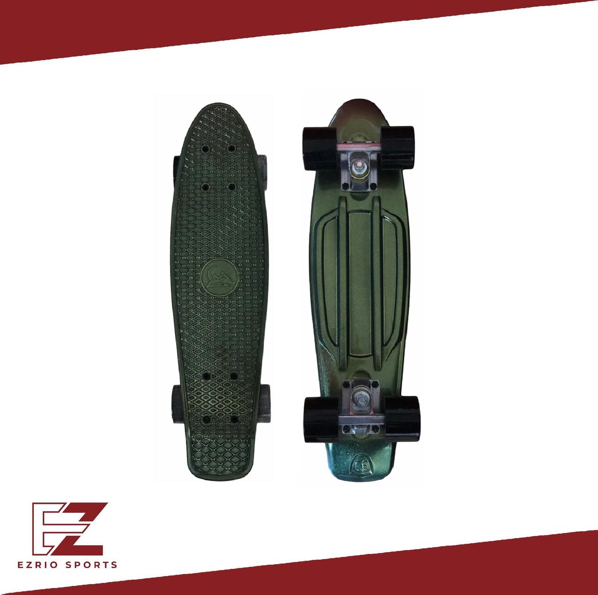 Penny Board voor Meisjes en Jongens – Skateboard – Longboard – Groen – 22 inch