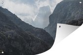 Tuinposter - Tuindoek - Tuinposters buiten - De Spaanse bergen van Nationaal park Picos de Europa in Asturië - 120x80 cm - Tuin