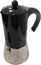 YILTEX - Espresso Kan / Espresso Maker / Espressomachine / Espressomaker Inductie / Espressomaker 6 Kops / Espresso / Koffie - Zwart / Zilver