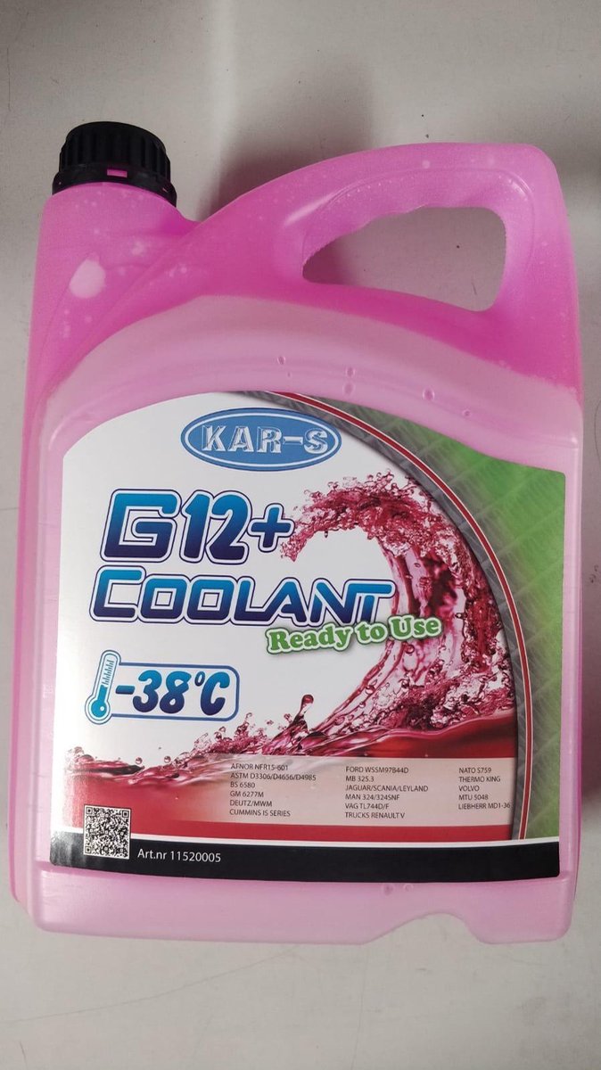 Valma liquide de refroidissement G12+ 5l