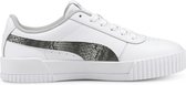 PUMA Carina L Snake FS Dames Sneakers - Puma White-Gray Violet-Puma Silver - Maat 41