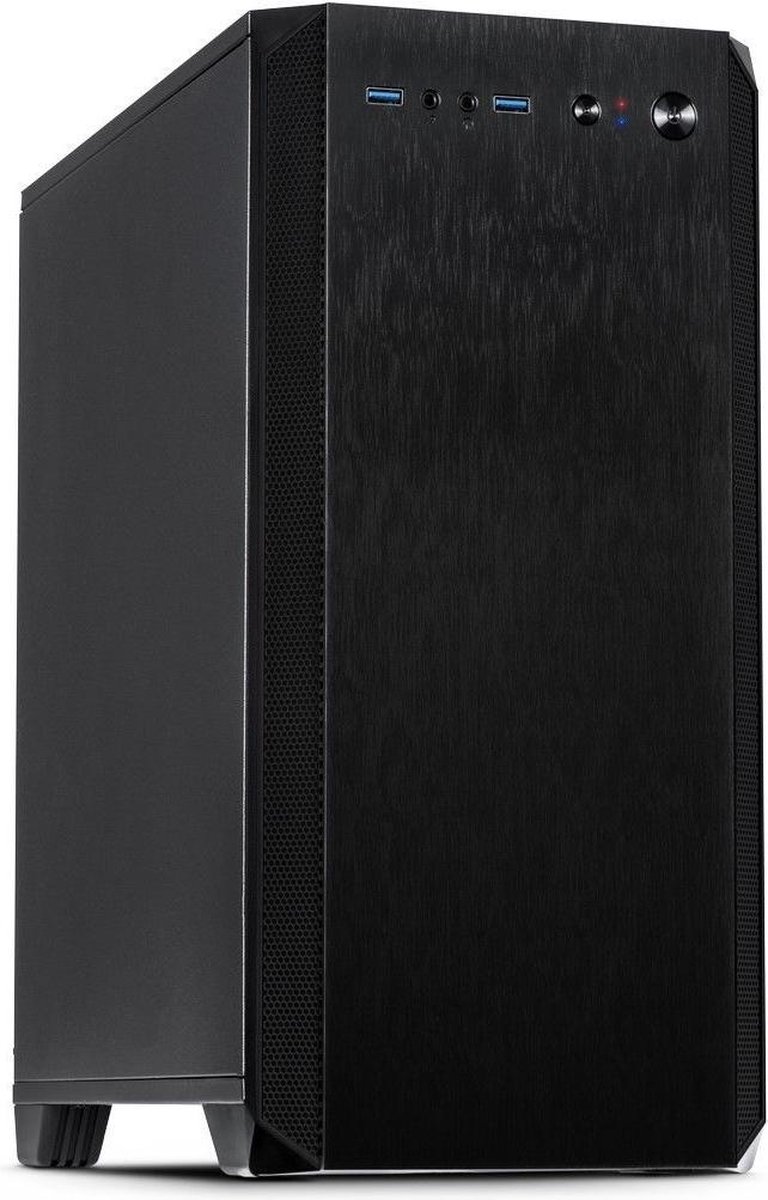 Inter-Tech H-606 computerbehuizing Micro-Tower Zwart