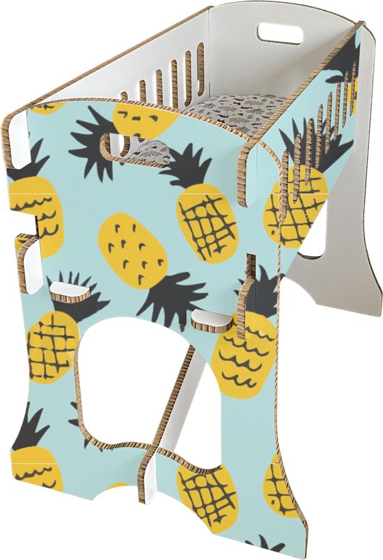 Babywieg van Honingraat Karton – Papercrib Ananas – Duurzaam karton – CE gekeurd – Hobbykarton – KarTent