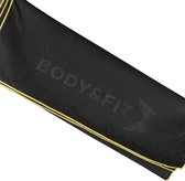 Body & Fit Mircovezel Handdoek - Sporthanddoek - Micro fiber - Zwart