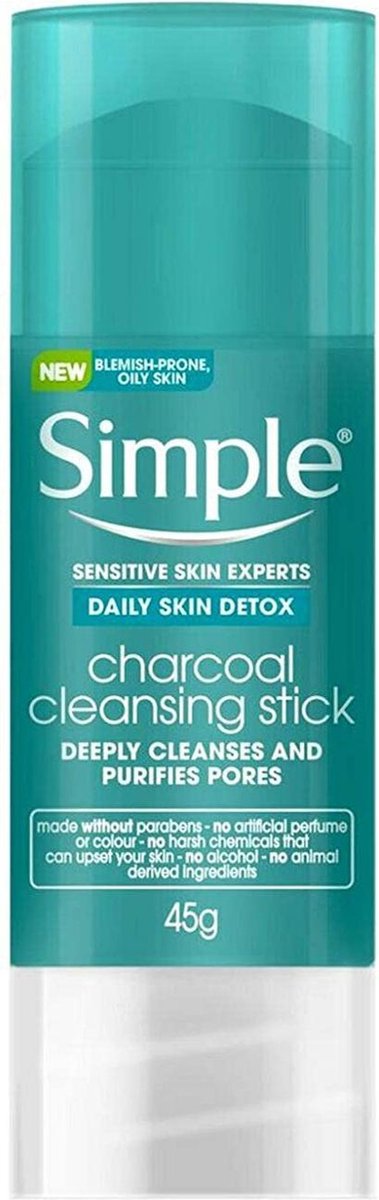 Simple Charcoal Face Cleansing Stick 45g