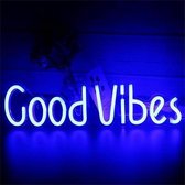‘Good Vibes’ Neon Led Wandlamp - Neon verlichting - Sfeer verlichting