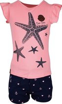 Babes & Binkies Setje Seastar Kids Roze, Blauw - Maat 110/116
