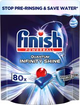 Bol.com Finish Quantum Infinity Shine Vaatwastabletten - 80 Tabs aanbieding