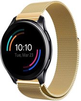 Luxe Milanese Loop Armband Geschikt Voor OnePlus Watch Horloge Bandje - Metalen iWatch Milanees Watchband Polsband - Stainless Steel Mesh Watch Band - Horlogeband - Magneet Sluitin