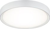 LED Plafondlamp - Trinon Clirno - 18W - Warm Wit 3000K - Dimbaar - Opbouw Rond - Mat Wit - Kunststof