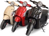 Escoot.be retro beige *elektrische scooter* 45 km/h - litheum batterij - brommer - scooter