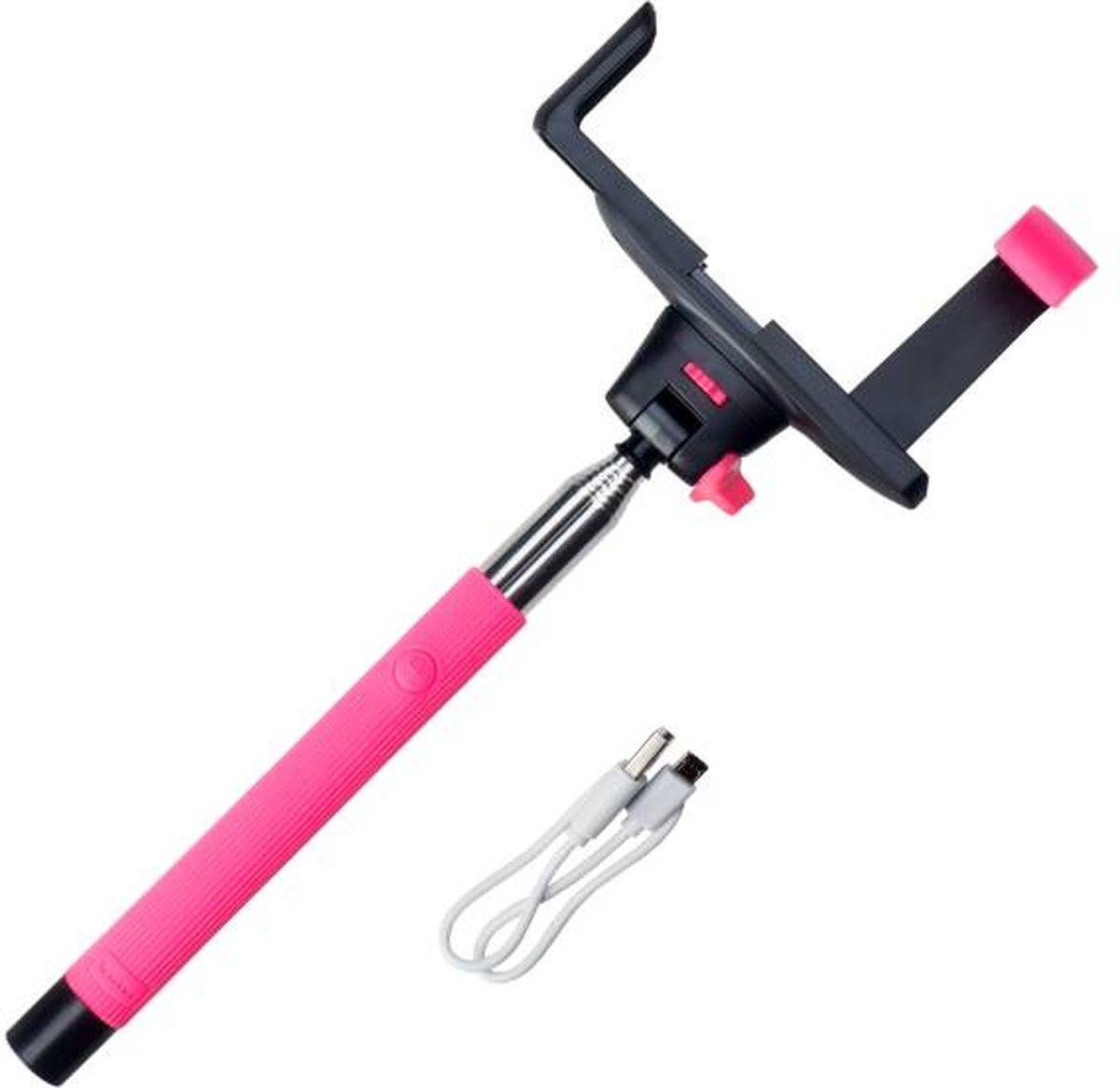 Redleaf Selfie Stick SBT2-110 w/ Bluetooth trigger pink