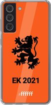 6F hoesje - geschikt voor Samsung Galaxy S21 FE -  Transparant TPU Case - Nederlands Elftal - EK 2021 #ffffff