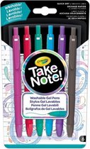 Crayola - Take Note! Washable Gel Pennen - 6 stuks