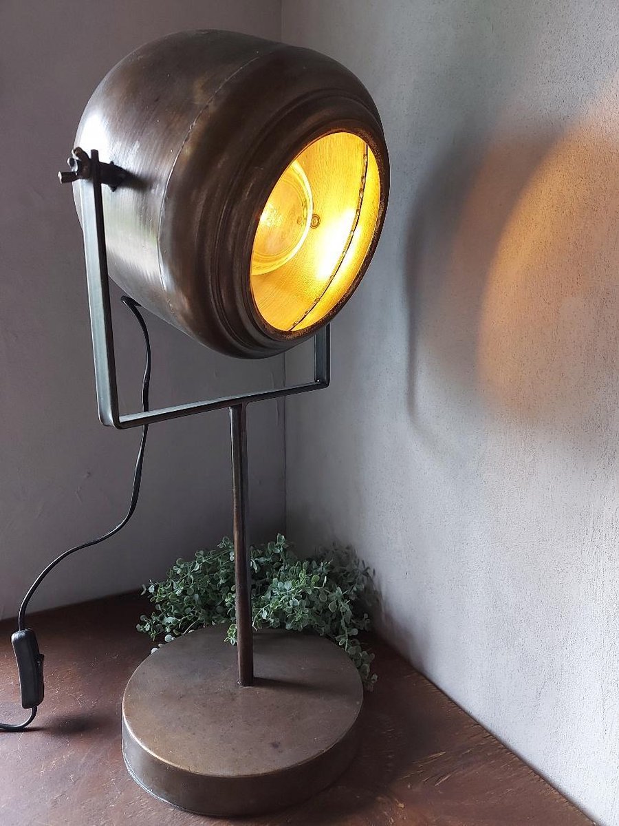 Swiet Home - Tafellamp Indus - Bureaulamp van metaal - Hoogte 52cm