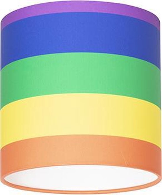 Uniqq Abat-jour textile Rainbow Ø 20 cm - hauteur 20 cm