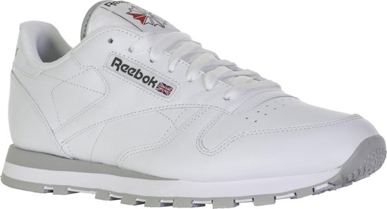 Reebok Classics Leather Sneakers voor Meisjes - Wit/Grijs - Maat 36.5 |  bol.com