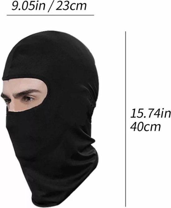 Balaclava Helmmuts - Motor Onderkleding Bivakmuts - Winter Muts Face Mask Nek Warmer Masker - AA Commerce