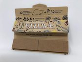 Lange Vloei Papier Rizla Natural King Size Slim+Tips Combipack
