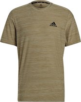 adidas - AEROREADY DTM Stretch Tee - Sportshirt Heren - M - Groen