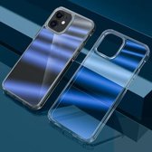 Dazzle Color TPU + PC Transparante beschermhoes voor iPhone 11 (blauw licht)