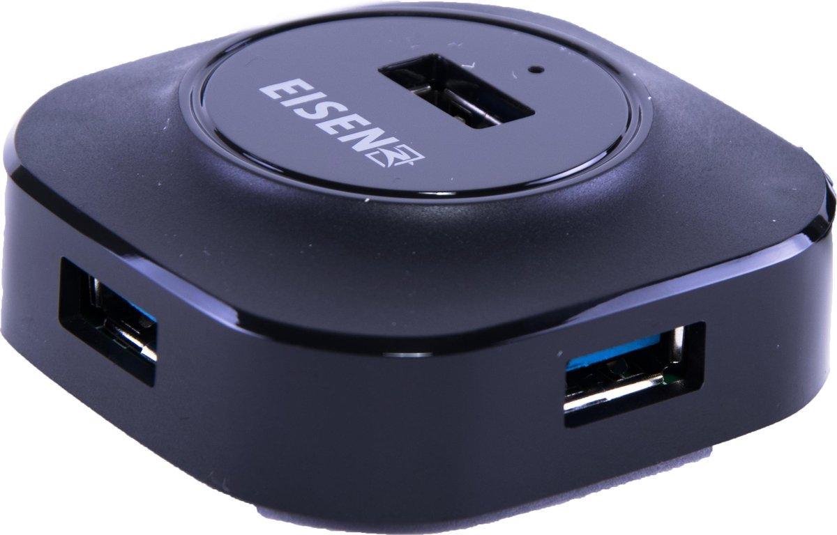 Eisenz HUB1 - USB connector - USB HUB met 4 poort - 4 Port USB Hub 2.0 High Speed