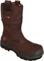 No Risk Werklaars Dunbear Gevoerd S3 + KN - Bruin - 48