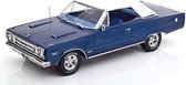 The 1:18 Diecast modelcar of the 1967 Plymouth Belvedere GTX Cabriolet of the TV Serie Graveyard Carz. The manufacturer of the scalemodel is Greenlight.This model is only online available.