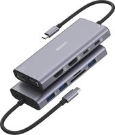 Sounix® 12 in 1 Docking station laptop - USB-C Hub Adapter - 4K UHD HDMI - VGA - USB 3.0 - Docking Station