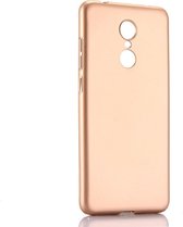 Hoesje geschikt voor iPhone XS Max - Backcover - Hardcase - Extra dun - TPU - Goud