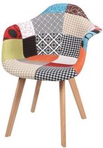 Chimb Eetkamerstoel patchwork - set van 2 - Gekleurd - Armleuning