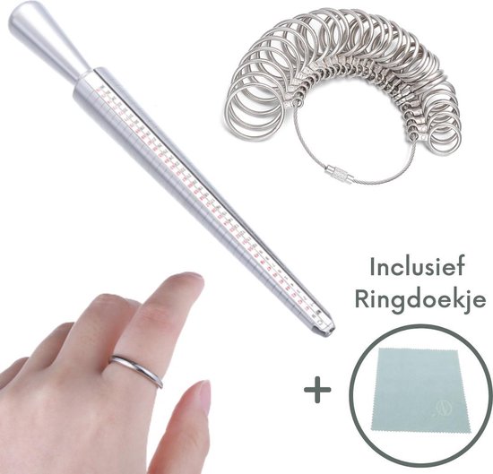 Ringmeter Ringmaat meter Ring sizer Ring meter set Parabool