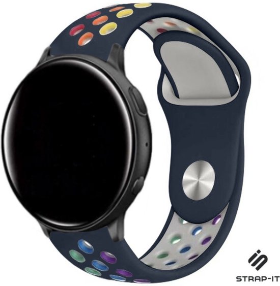 Strap it Siliconen sport bandje geschikt voor Garmin Vivoactive 3 Vivoactive 5 bol