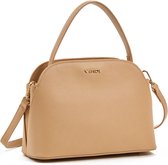 Verde Damestas 16-5891 - Schoudertas - Kunstleer - 25.5 x 19 cm - Beige