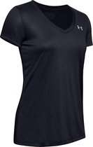 Under Armour Tech SSV Solid Sport Shirt Femmes - Noir - Taille S