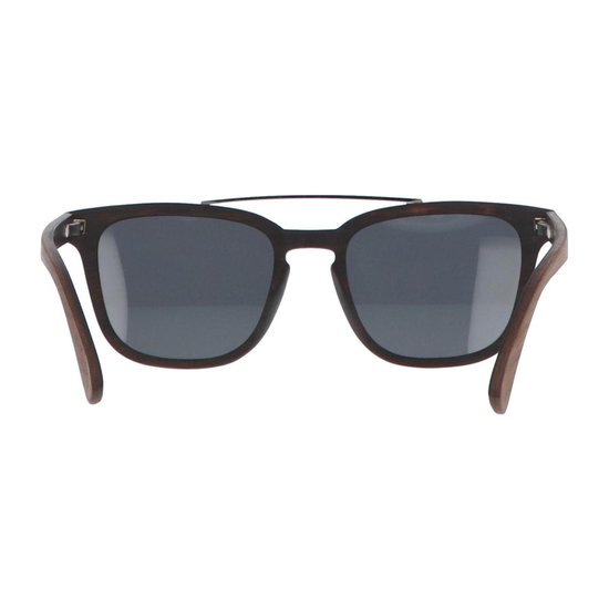 5one® Sardinia - houten zonnebril model Bridge - lens Grijs van 5one® — afbeelding 4