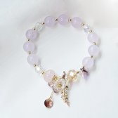 Purper Kristal Armband