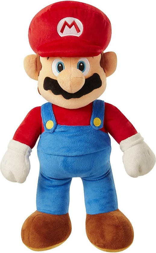 Rijd weg Baby terrorist Mario pluche knuffel XXL 60 cm | Nintendo Super Mario Bros| Grote XL Plush  speelgoed |... | bol.com