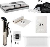 Sous vide restaurant pakket [Sous vide regelaar] [Kamer vacuümapparaat] [Vacuümzakken] [isolatieballetjes] [Wartmann] [Souvy] [Horeca] [Vacuüm]