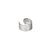 Earcuff Happily Ever After - Zilveren Earcuff - Earcuff Oorbellen - Basic Earcuff
